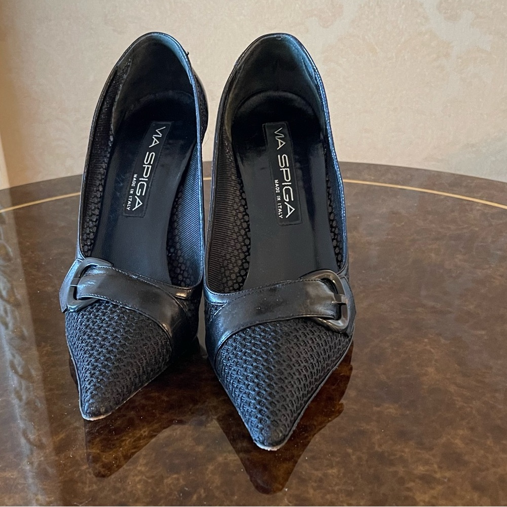 Via Spiga black heels